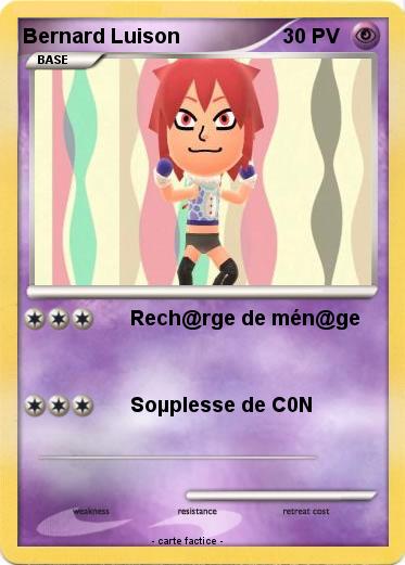 Pokemon Bernard Luison