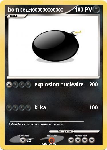 Pokemon bombe