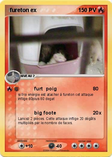 Pokemon  fureton ex