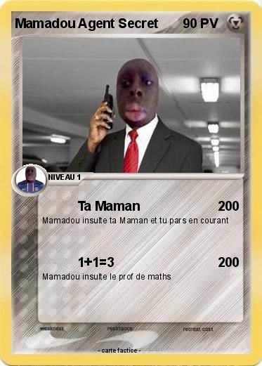Pokemon Mamadou Agent Secret