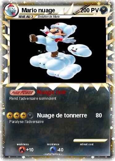 Pokemon Mario nuage