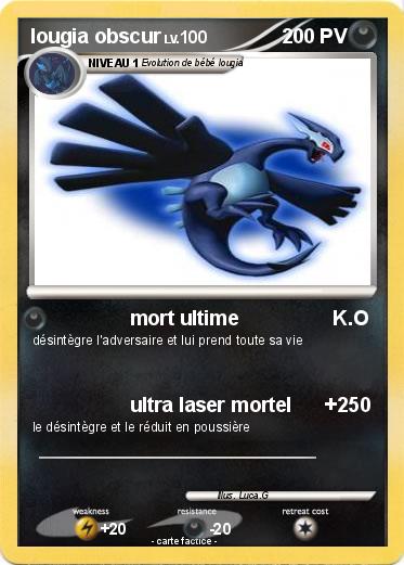 Pokemon lougia obscur