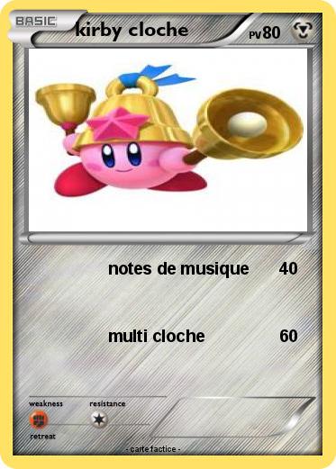 Pokemon kirby cloche