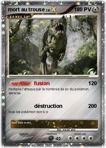 Pokemon mort au trouse