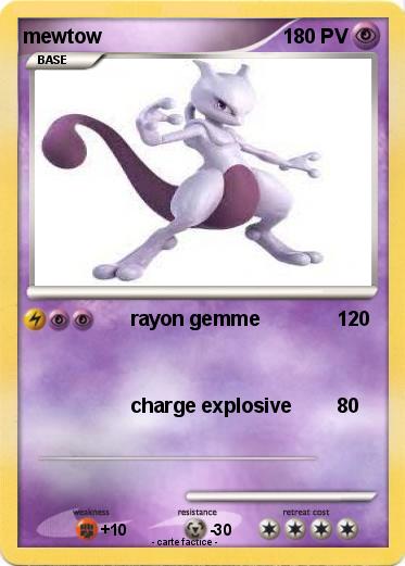 Pokemon mewtow