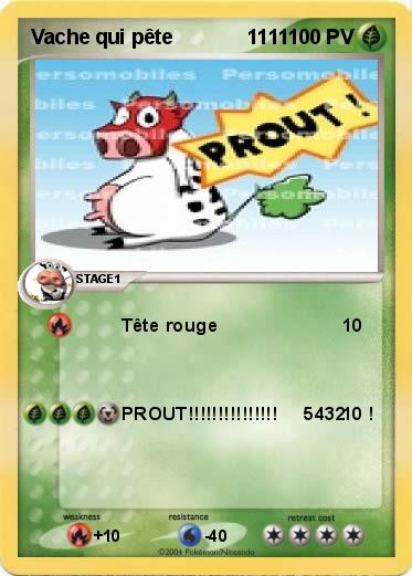 Pokemon Vache qui pête             1111
