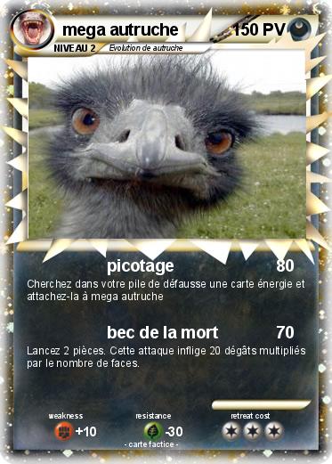 Pokemon mega autruche