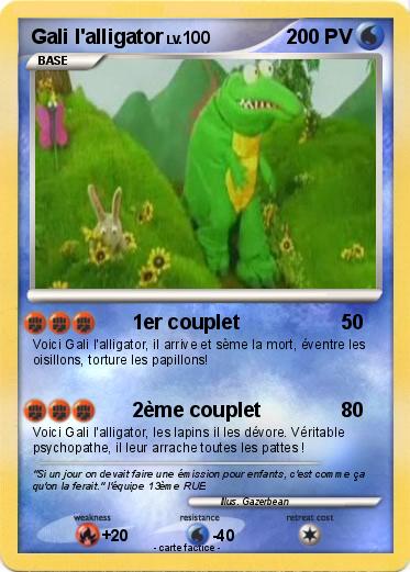 Pokemon Gali l'alligator