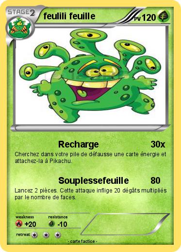 Pokemon feulili feuille