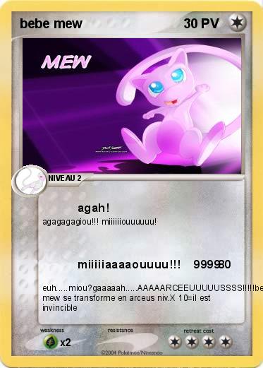 Pokemon bebe mew