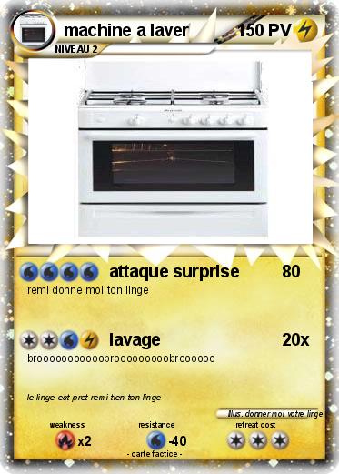 Pokemon machine a laver