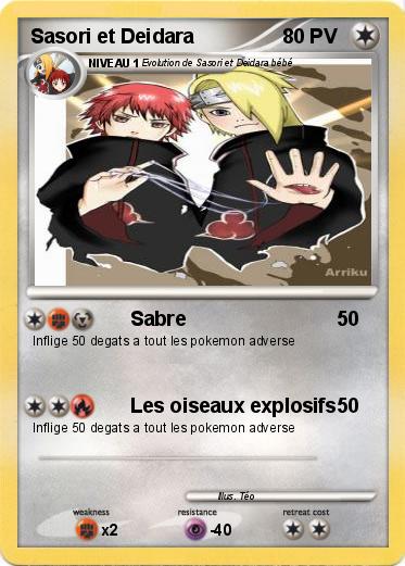 Pokemon Sasori et Deidara