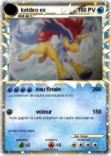 Pokemon keldeo ex