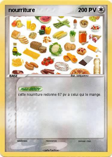 Pokemon nourriture