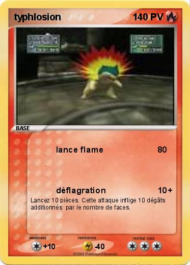 Pokemon typhlosion 