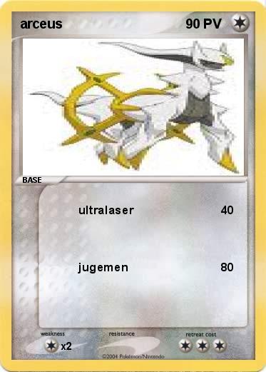 Pokemon arceus