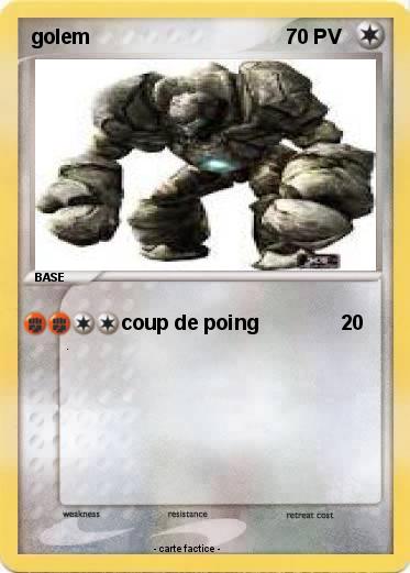 Pokemon golem