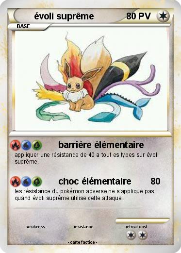 Pokemon évoli suprême