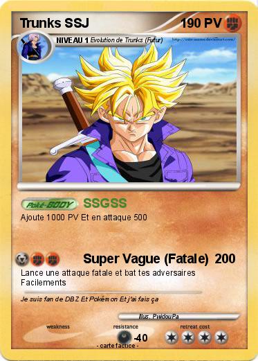 Pokemon Trunks SSJ