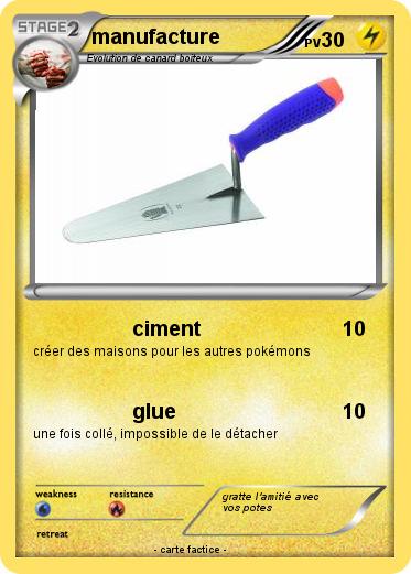 Pokemon manufacture