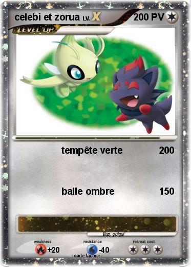 Pokemon celebi et zorua