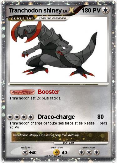 Pokemon Tranchodon shiney
