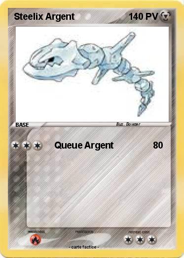 Pokemon Steelix Argent