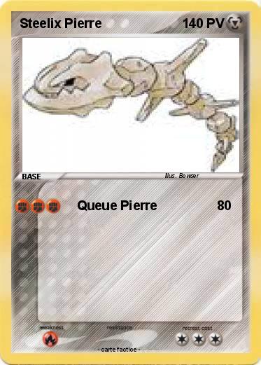 Pokemon Steelix Pierre