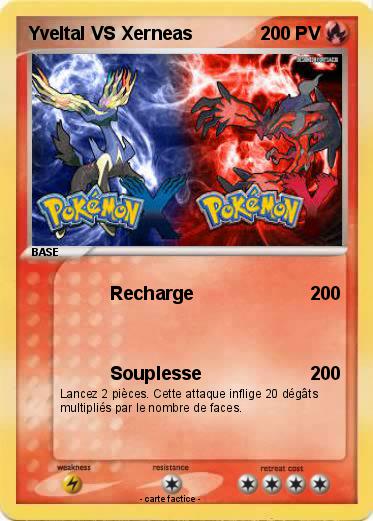 Pokemon Yveltal VS Xerneas
