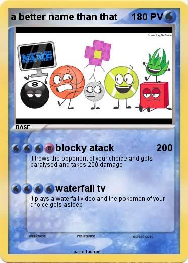 Pokemon a better name than that