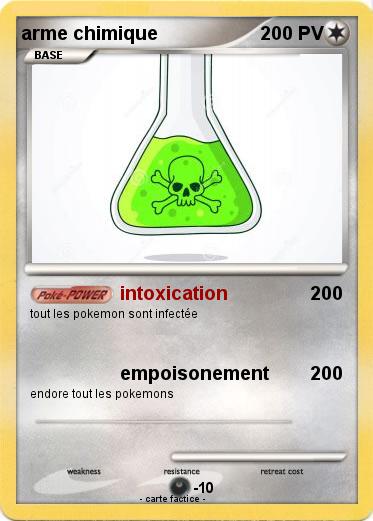Pokemon arme chimique
