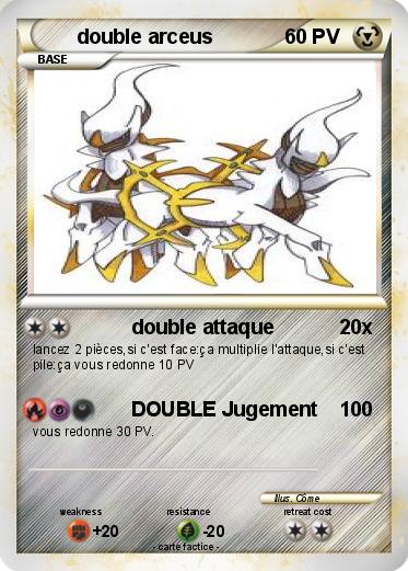 Pokemon double arceus