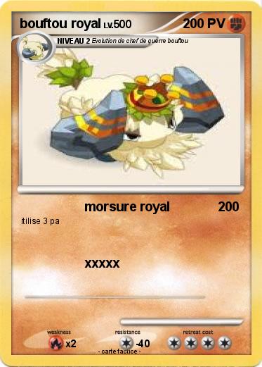 Pokemon bouftou royal