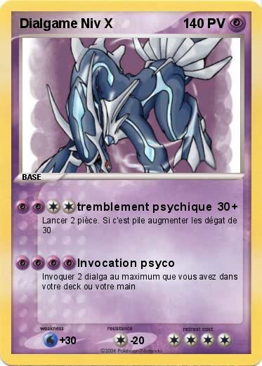 Pokemon Dialgame Niv X