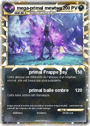 Pokemon mega-primal mewtwo