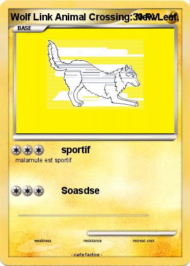 Pokemon Wolf Link Animal Crossing: New Leaf,