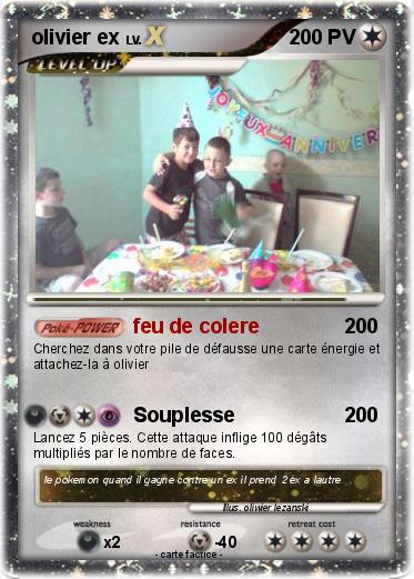 Pokemon olivier ex
