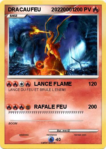 Pokemon DRACAUFEU       20220001