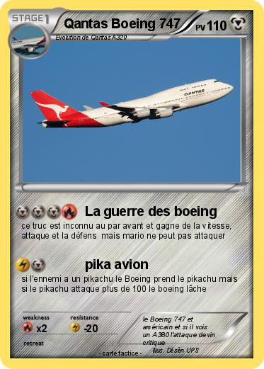 Pokemon Qantas Boeing 747