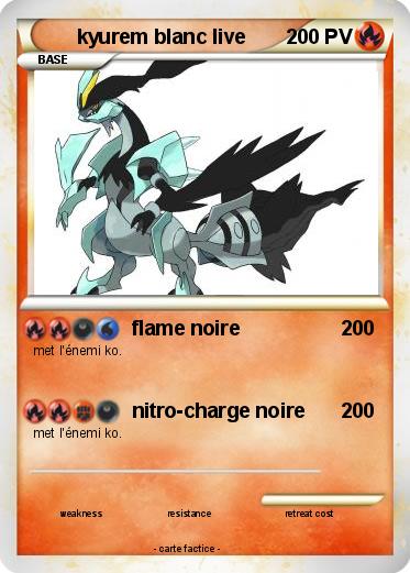 Pokemon kyurem blanc live