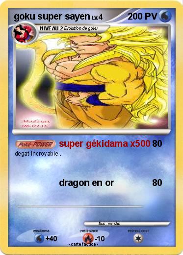 Pokemon goku super sayen