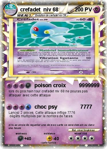Pokemon crefadet  niv 68