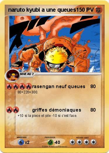 Pokemon naruto kyubi a une queues