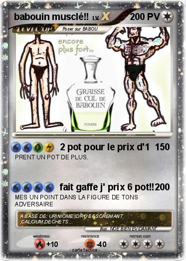 Pokemon babouin musclé!!