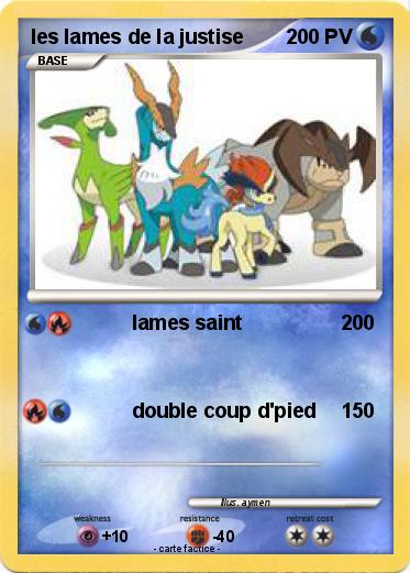 Pokemon les lames de la justise