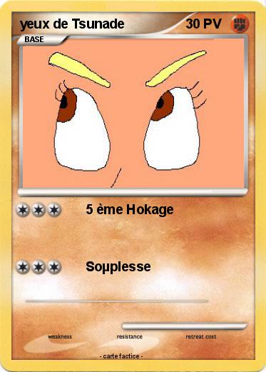 Pokemon yeux de Tsunade