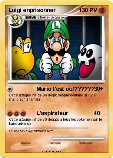 Pokemon Luigi enprisonner