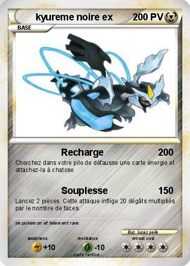 Pokemon kyureme noire ex