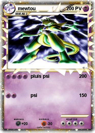 Pokemon mewtou