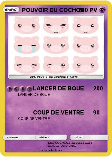 Pokemon POUVOIR DU COCHON
